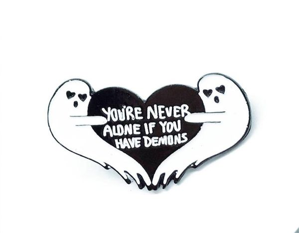youre never alone cute small funny enamel brooches pins for women girl men christmas gift demin shirt decor brooch pin metal kawai7407711, Gray
youre never alone cute small funny enamel brooches pins for women girl men christmas gift demin shirt decor brooch pin metal kawai7407711, Gray