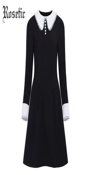 rosetic vintage dress women black autumn patchwork aline dress slim peter pan collar lady office preppy fashion gothic dresses y27231674, White;black
rosetic vintage dress women black autumn patchwork aline dress slim peter pan collar lady office preppy fashion gothic dresses y27231674, White;black