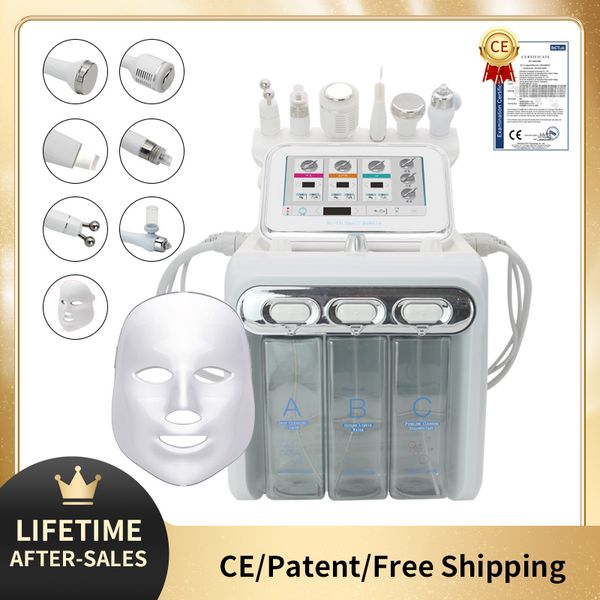 new h2o2 7 in 1 hydrogen oxygen small bubble machine rf water dermishing rejuvenation cleaning beauty instrument facial spa, Black;white
new h2o2 7 in 1 hydrogen oxygen small bubble machine rf water dermishing rejuvenation cleaning beauty instrument facial spa, Black;white