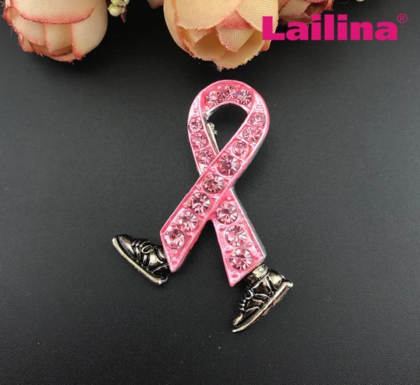 50pcs lot breast cancer awareness brooch pin pink ribbon pin rhinestone walking ribbon brooch6152997, Gray
50pcs lot breast cancer awareness brooch pin pink ribbon pin rhinestone walking ribbon brooch6152997, Gray