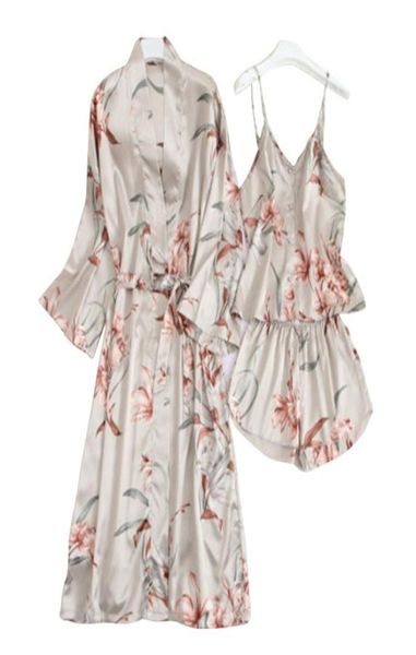 women039s sleepwear youtest silk pajamas women 3pieces robe lingerie set4702242, Black;red
women039s sleepwear youtest silk pajamas women 3pieces robe lingerie set4702242, Black;red
