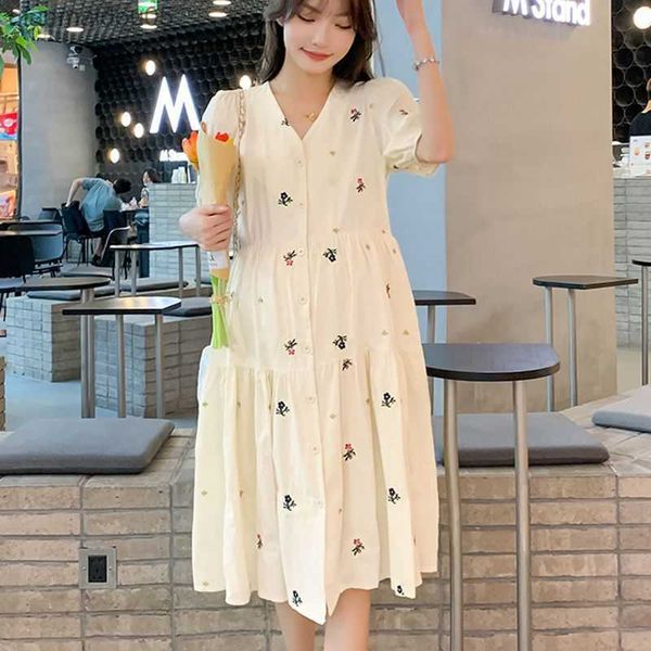 plus size dress pregnant women's clothing maternity dresses loose embroidery dresses pregnancy clothes for pregnant women dress l230712, White
plus size dress pregnant women's clothing maternity dresses loose embroidery dresses pregnancy clothes for pregnant women dress l230712, White
