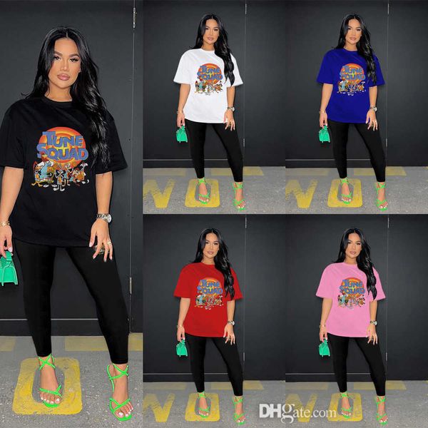 spring and summer new women tracksuits two pieces set designer pattern printed t-shirt fashion trouser set sportswear, Gray
spring and summer new women tracksuits two pieces set designer pattern printed t-shirt fashion trouser set sportswear, Gray