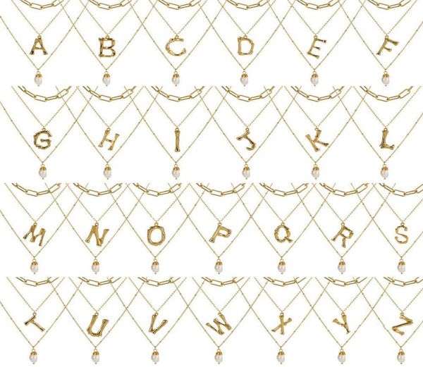 26 english letter multistorey necklace natural pearl joker necklace woman gift4707800, Silver
26 english letter multistorey necklace natural pearl joker necklace woman gift4707800, Silver
