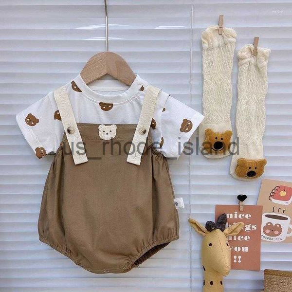 clothing sets clothing sets baby cute set toddler pullover bear t-shirt simple and solid sling bodysuit cotton sleeveless 2pc boys kids sui, White
clothing sets clothing sets baby cute set toddler pullover bear t-shirt simple and solid sling bodysuit cotton sleeveless 2pc boys kids sui, White