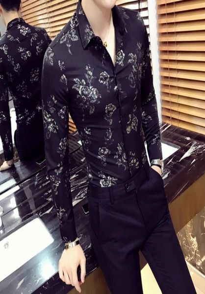 black white shirt 2018 autumn winter long sleeve fashion designer party club prom party shirt stylish gold slim shirts for men8174325, White;black
black white shirt 2018 autumn winter long sleeve fashion designer party club prom party shirt stylish gold slim shirts for men8174325, White;black