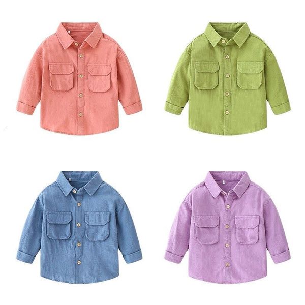 kids shirts 2 6y spring autumn fashion boy for children turn down collar stripe long sleeve thin style button coats 230711, White;black
kids shirts 2 6y spring autumn fashion boy for children turn down collar stripe long sleeve thin style button coats 230711, White;black
