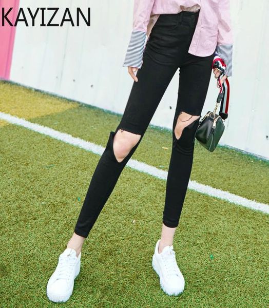 kayizan broken hole women jeans 2018 autumn new slim cutting hollow broken cowboy pencil pants black wild trousers personality7378477, Blue
kayizan broken hole women jeans 2018 autumn new slim cutting hollow broken cowboy pencil pants black wild trousers personality7378477, Blue