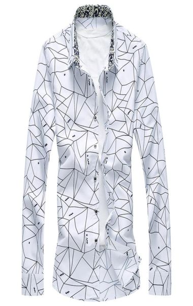 new designer spring autumn men shirt classic formal geometric plaid long sleeve dress shirts mens plus size 7xl8793620, White;black
new designer spring autumn men shirt classic formal geometric plaid long sleeve dress shirts mens plus size 7xl8793620, White;black