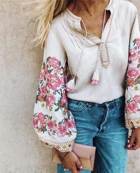 women's blouses shirts happie queens vintage chic women bohemian tassel beach floral embroidery linen cotton blouse loose boho shirts b, White
women's blouses shirts happie queens vintage chic women bohemian tassel beach floral embroidery linen cotton blouse loose boho shirts b, White