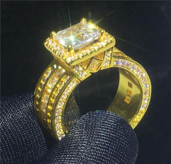 vecalon vintage promise ring 925 sterling silver princess cut 3ct 5a cz statement wedding band rings for women bridal jewelry4998666, Slivery;golden
vecalon vintage promise ring 925 sterling silver princess cut 3ct 5a cz statement wedding band rings for women bridal jewelry4998666, Slivery;golden