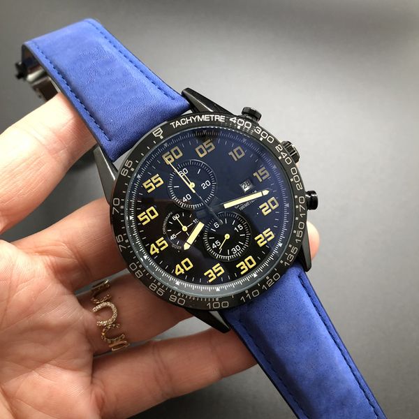 men's casual watch watches quartz running seconds digital dial blue leather classic watches, Slivery;brown
men's casual watch watches quartz running seconds digital dial blue leather classic watches, Slivery;brown