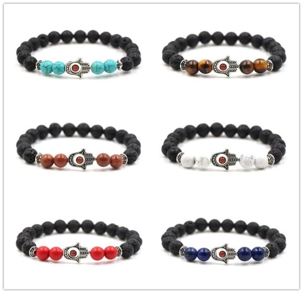 fashion fatima hand natural black lava stone chakra bracelet aromatherapy essential oil diffuser bracelet for women men7850245, Golden;silver
fashion fatima hand natural black lava stone chakra bracelet aromatherapy essential oil diffuser bracelet for women men7850245, Golden;silver