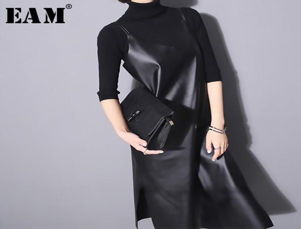 eam 2021 new spring summer strapless sleeveless black pu leather loose brief dress women fashion tide allmatch jo287 2103093517762, Black;gray
eam 2021 new spring summer strapless sleeveless black pu leather loose brief dress women fashion tide allmatch jo287 2103093517762, Black;gray