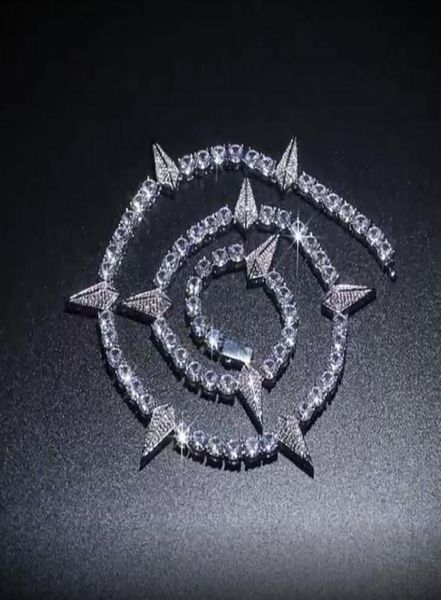 14k white gold pyramid geometric tennis chain real solid icy choker necklaces cubic zirconia hiphop jewelry for women men5562089, Black
14k white gold pyramid geometric tennis chain real solid icy choker necklaces cubic zirconia hiphop jewelry for women men5562089, Black