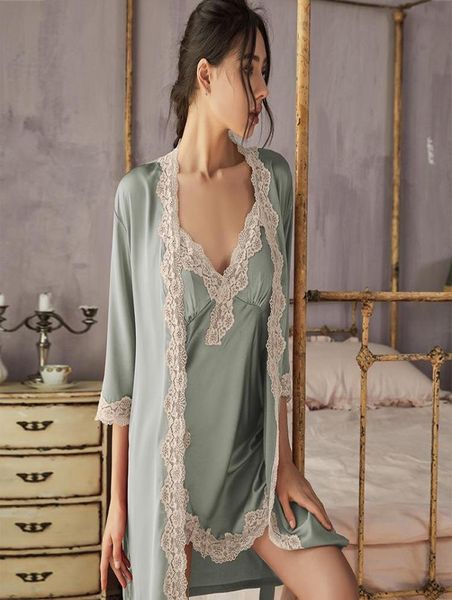 women039s sleepwear kimono gown women 2pcs robe sets satin spa robes for girls brithday party lace lingerie bathrobe patch8770286, Black;red
women039s sleepwear kimono gown women 2pcs robe sets satin spa robes for girls brithday party lace lingerie bathrobe patch8770286, Black;red