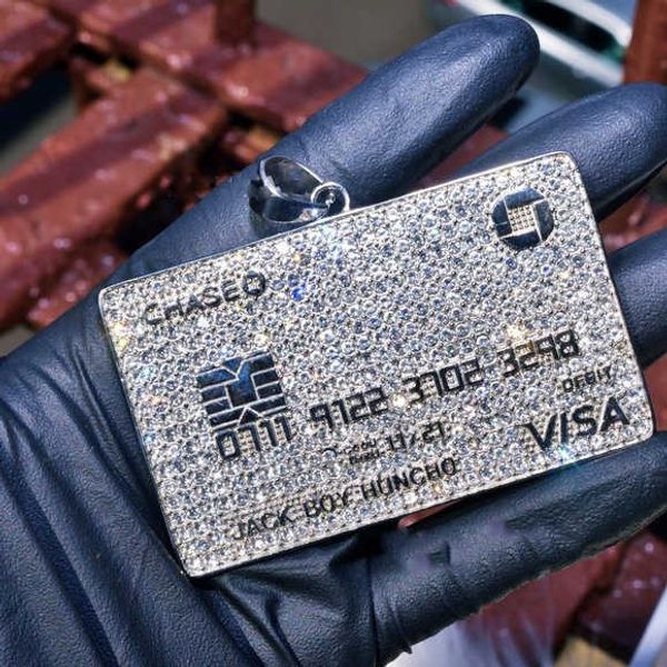 custom sell pass testter vvs moissanite diamond credit card silver pendant 24k gold plated hip hop jewelry men
custom sell pass testter vvs moissanite diamond credit card silver pendant 24k gold plated hip hop jewelry men