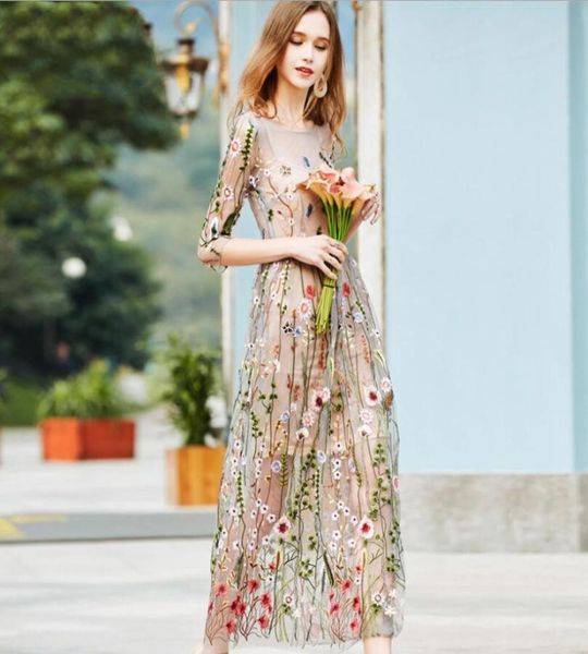 2021 seaside vacation beach long dress women fashion flower embroidery mesh dresses female perspective dress w12956371768, Black
2021 seaside vacation beach long dress women fashion flower embroidery mesh dresses female perspective dress w12956371768, Black