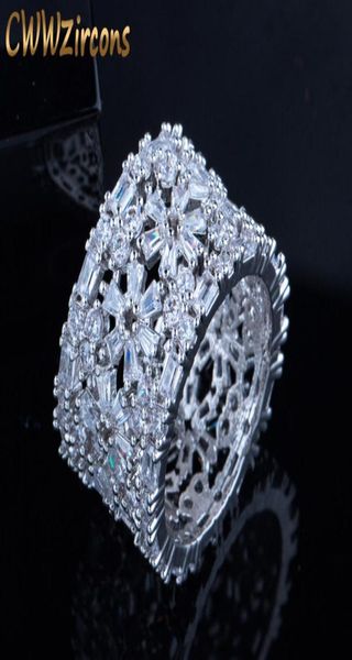 cwwzircons brand designer geometric flower luxury finger rings for women unique party jewelry cubic zirconia cocktail rings r0665752232, Silver
cwwzircons brand designer geometric flower luxury finger rings for women unique party jewelry cubic zirconia cocktail rings r0665752232, Silver