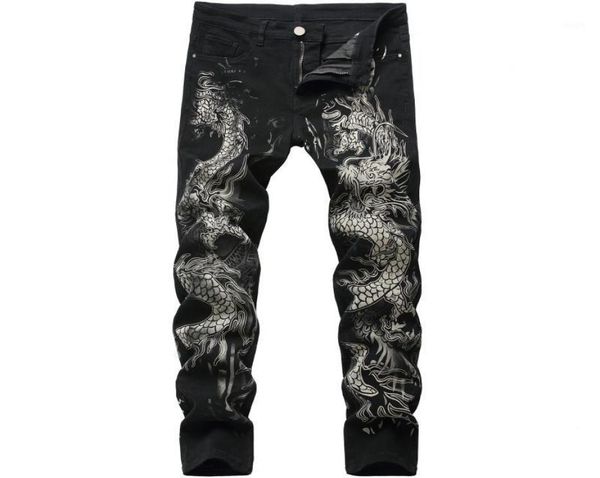fashion dragon printed jeans design mens denim pants men039s original brand casual cotton slim pencil pants male black jean8246485, Blue
fashion dragon printed jeans design mens denim pants men039s original brand casual cotton slim pencil pants male black jean8246485, Blue