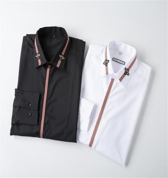 designers mens dress shirts business fashion casual classic long sleeve shirt brands men spring slim fit chemises clothing stylist3653085, White;black
designers mens dress shirts business fashion casual classic long sleeve shirt brands men spring slim fit chemises clothing stylist3653085, White;black