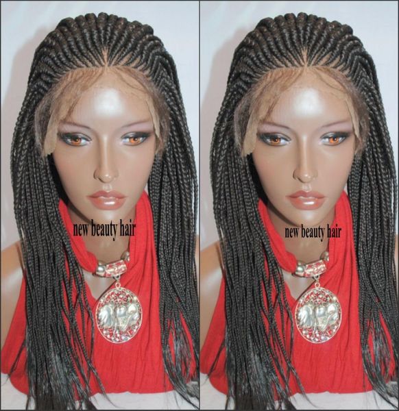 180density handmade lace frontal cornrow wig africa american women style box braid wig crochet braids lace front wig with baby hai9169651, Black
180density handmade lace frontal cornrow wig africa american women style box braid wig crochet braids lace front wig with baby hai9169651, Black