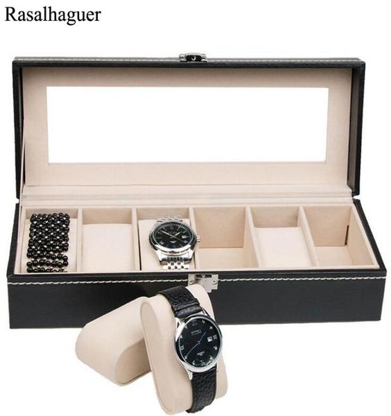 2018 new watch box black 6 grid leather fashion box display case watch storage organizer holder jewelry box bracelet organizer3464692, Black;white
2018 new watch box black 6 grid leather fashion box display case watch storage organizer holder jewelry box bracelet organizer3464692, Black;white