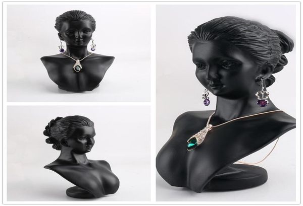 boutique counter black resin lady figure mannequin display bust stand jewelry rack for necklace pendant earrings mx2008104165015
boutique counter black resin lady figure mannequin display bust stand jewelry rack for necklace pendant earrings mx2008104165015