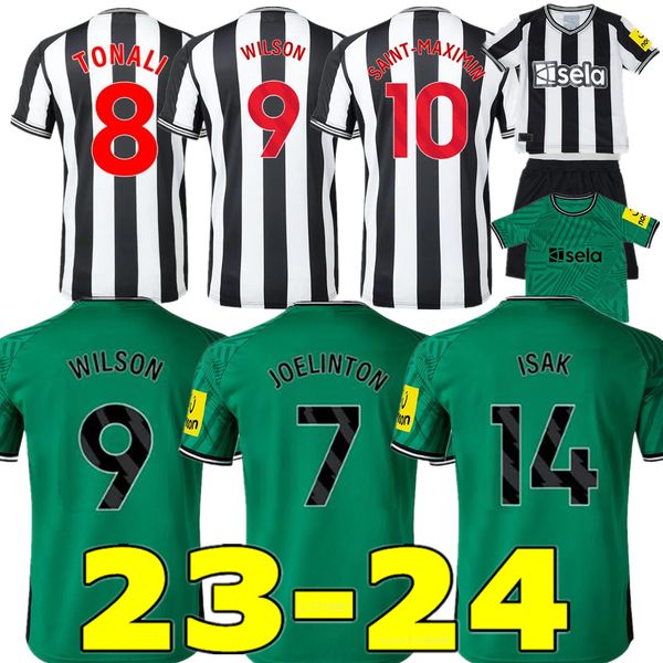 

23 24 BRUNO G. soccer jerseys 2023 2024 WILSON SAINT MAXIMIN ISAK Football Shirt Home Away Set Fan Version men kids Kit