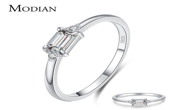modian minimalism 100 real 925 sterling silver sparkling emerald cut zirconia finger rings for women wedding engagement jewelry5654999, Golden;silver
modian minimalism 100 real 925 sterling silver sparkling emerald cut zirconia finger rings for women wedding engagement jewelry5654999, Golden;silver