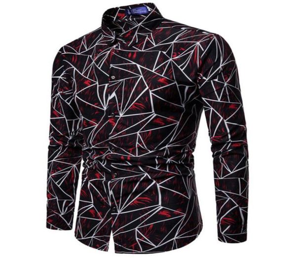 fashion men stylish slim fit floral shirt long sleeve dress shirts male button down geometry shirt s business formal9413394, White;black
fashion men stylish slim fit floral shirt long sleeve dress shirts male button down geometry shirt s business formal9413394, White;black