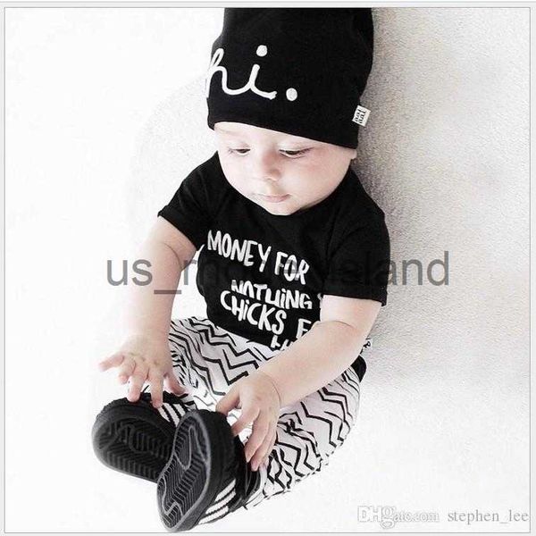 clothing sets 2017 summer baby boys girls clothing sets short sleeve letters printed t-shirt+wave harem pants 2pcs set kids suit toddler out, White
clothing sets 2017 summer baby boys girls clothing sets short sleeve letters printed t-shirt+wave harem pants 2pcs set kids suit toddler out, White