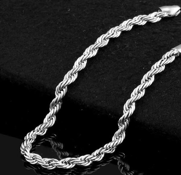 fashion rope chain bracelets for women men 4mm 925 sterling silverwedding party bracelet european charms bracelets7940932, Black
fashion rope chain bracelets for women men 4mm 925 sterling silverwedding party bracelet european charms bracelets7940932, Black