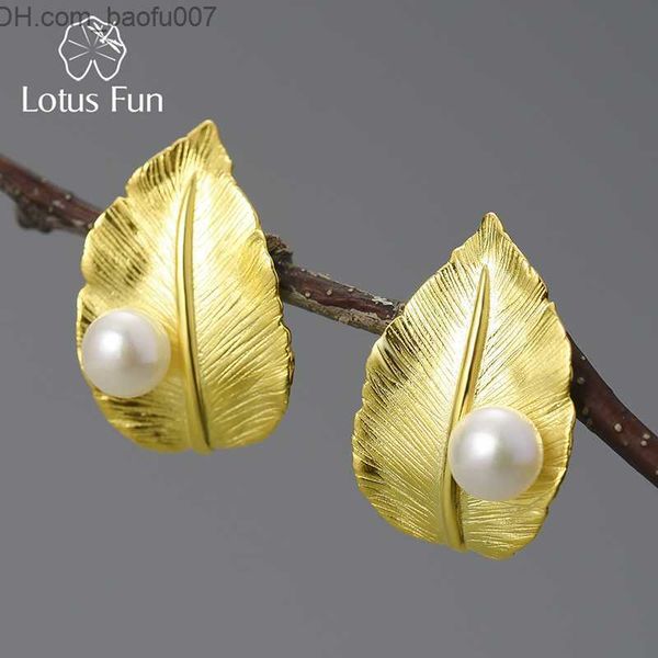 charm lotus fun 18k gold natural pearl unusual new leaf stud earrings for women original genuine 925 sterling silver luxury exquisite jewelr, Golden
charm lotus fun 18k gold natural pearl unusual new leaf stud earrings for women original genuine 925 sterling silver luxury exquisite jewelr, Golden