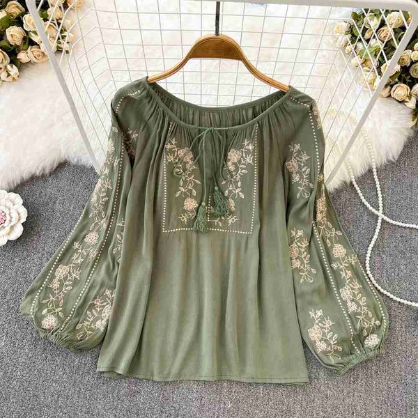 women's blouses shirts chic y2k blouse o-neck shirts women loose fit shirt embroidered female casual blouses lantern sleeve blusas dro, White
women's blouses shirts chic y2k blouse o-neck shirts women loose fit shirt embroidered female casual blouses lantern sleeve blusas dro, White