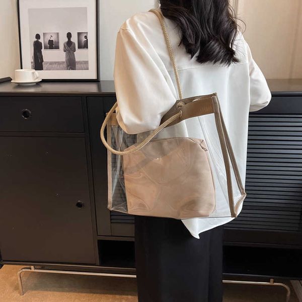 designer bag transparent bag for women with large capacity new summer niche shoulder bag for women with fashionable commuting tote jelly bag
designer bag transparent bag for women with large capacity new summer niche shoulder bag for women with fashionable commuting tote jelly bag