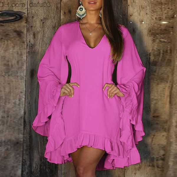 urban dresses women's solid v-neck ruffled dress elegant casual flash long sleeve party short dress spring fashion a-line holiday dress, White;black
urban dresses women's solid v-neck ruffled dress elegant casual flash long sleeve party short dress spring fashion a-line holiday dress, White;black