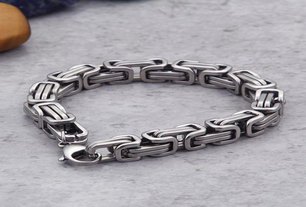 5mm6mm 8mm stainless steel men039s jewelry emperor chain byzantine bracelet square style mens 826 inch link7015455, Black
5mm6mm 8mm stainless steel men039s jewelry emperor chain byzantine bracelet square style mens 826 inch link7015455, Black