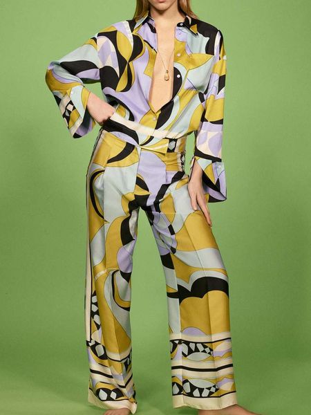 women's two piece pants kumsvag summer women's fashion 2-piece set printed satin loose shirt and trousers women's street two, White
women's two piece pants kumsvag summer women's fashion 2-piece set printed satin loose shirt and trousers women's street two, White