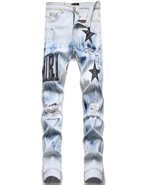 2022 men039s jeans european american street fashion brand men jeans slim denim straight biker skinny ripped jean pencil pants 87061093, Blue
2022 men039s jeans european american street fashion brand men jeans slim denim straight biker skinny ripped jean pencil pants 87061093, Blue