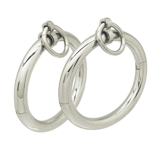 polished shining stainless steel lockable wrist ankle cuffs bangle slave bracelet with removable o ring restraints set7768857, Black
polished shining stainless steel lockable wrist ankle cuffs bangle slave bracelet with removable o ring restraints set7768857, Black