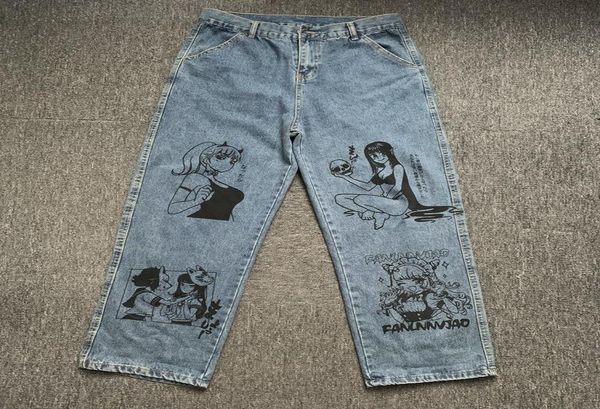 men039s jeans godlikeu men washed harajuku anime print baggy streetwear cotton fashion loose wide leg pants5803226, Blue
men039s jeans godlikeu men washed harajuku anime print baggy streetwear cotton fashion loose wide leg pants5803226, Blue