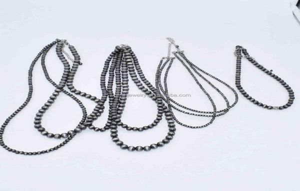 handmade navajo pearls 4mm 6mm 8mm beads layers choker necklace3227505, Silver
handmade navajo pearls 4mm 6mm 8mm beads layers choker necklace3227505, Silver