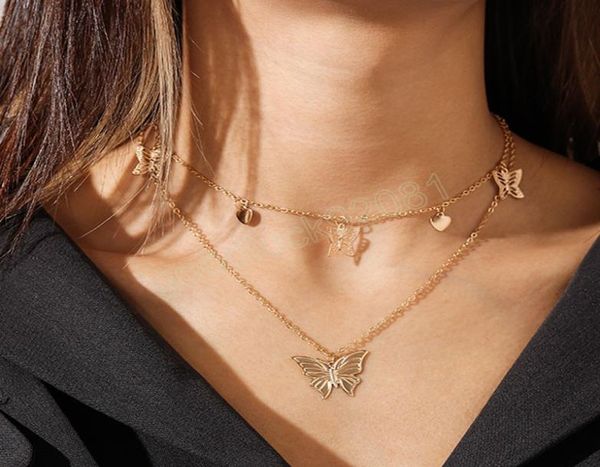 vintage simple multilayer pendant hollow butterfly necklace for women charm choker necklaces boho fashion jewelry gift4830539, Silver
vintage simple multilayer pendant hollow butterfly necklace for women charm choker necklaces boho fashion jewelry gift4830539, Silver