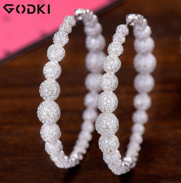 godki luxury disco ball design cubic zirconia statement hoop earrings for women wedding dubai earrings jewelry accessories 2103239965338, Golden;silver
godki luxury disco ball design cubic zirconia statement hoop earrings for women wedding dubai earrings jewelry accessories 2103239965338, Golden;silver