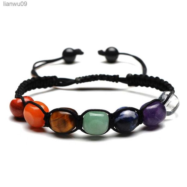 1pc 7 chakra bracelets reiki natural stone braided bracelet men women natural crystal healing anxiety jewellery adjustable rope l230704, Black
1pc 7 chakra bracelets reiki natural stone braided bracelet men women natural crystal healing anxiety jewellery adjustable rope l230704, Black