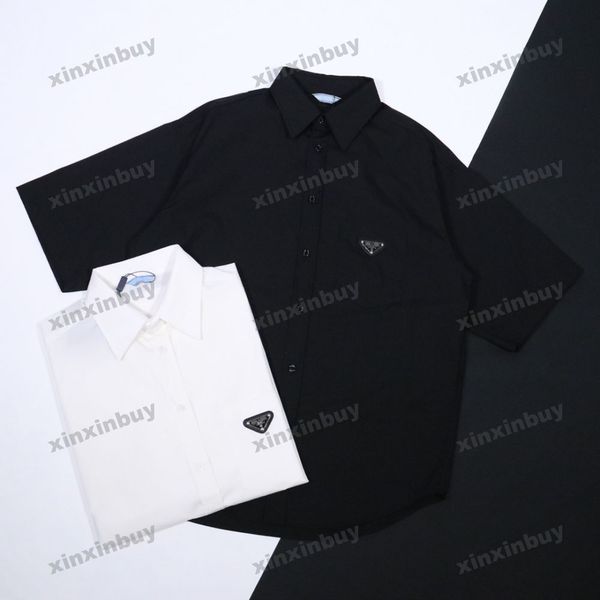 xinxinbuy men designer tee t shirt 23ss pocket triangle label letter milano shirt short sleeve cotton women black white xs-l, Black;brown
xinxinbuy men designer tee t shirt 23ss pocket triangle label letter milano shirt short sleeve cotton women black white xs-l, Black;brown