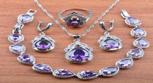 wedding jewellry natural purple crystalsilver color jewelry set women earrings necklace pendant rings bracelet js0306 h10226633704, Silver
wedding jewellry natural purple crystalsilver color jewelry set women earrings necklace pendant rings bracelet js0306 h10226633704, Silver