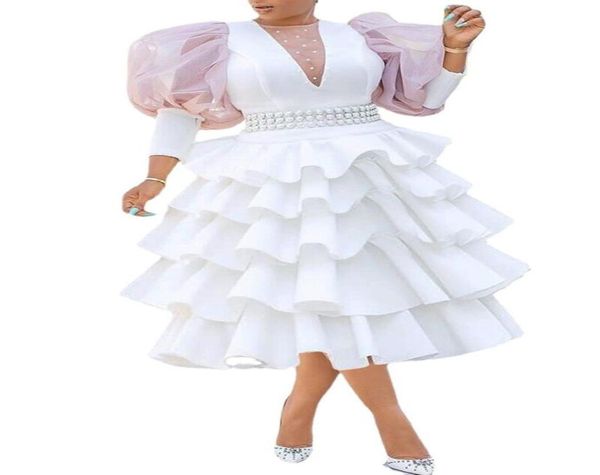 african women plus size white party dress vintage puff sleeve cute ruffle tiered layered summer spring ladies club mini8884469, Black;gray
african women plus size white party dress vintage puff sleeve cute ruffle tiered layered summer spring ladies club mini8884469, Black;gray
