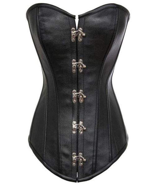14 steel boned corset black faux leather overbust steampunk corsets bustiers plus size slimming body shaper waist trainer5111391, Black;white
14 steel boned corset black faux leather overbust steampunk corsets bustiers plus size slimming body shaper waist trainer5111391, Black;white